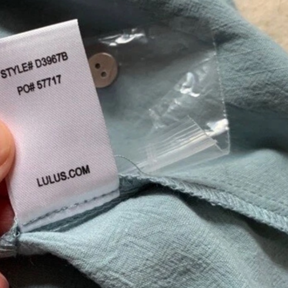 Lulu's Light Blue Ruffled Hem Dress - Picture 8 of 9